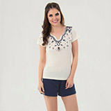 Pijama Curto Toque Intimo Feminino